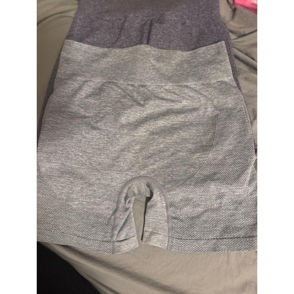 3 Pack Scrunch Butt Seamless Workout Shorts High Waisted Athletic Yoga Grey Tan